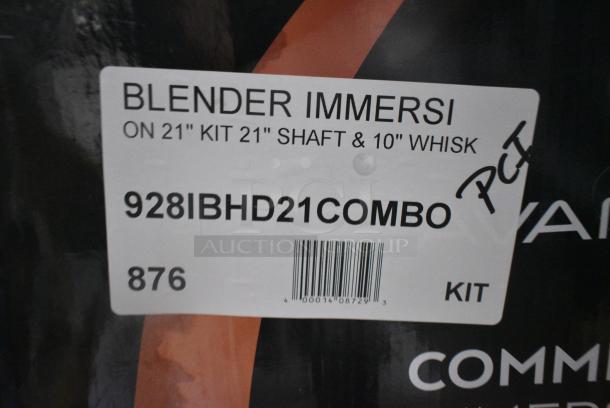 BRAND NEW SCRATCH AND DENT! 928IBHD21COMBO Heavy-Duty 21" Variable Speed Immersion Blender with 10" Whisk. 120 Volts, 1 Phase. Tested and Working! - Image 5 of 6