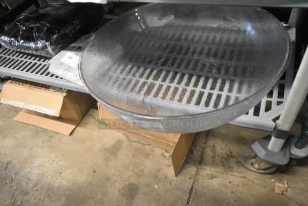 BRAND NEW SCRATCH AND DENT! Lot of 2 Clear Poly Bowls. - Image 3 of 3