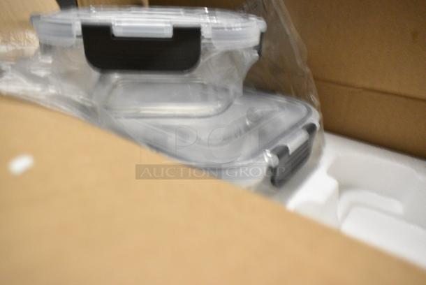BRAND NEW SCRATCH AND DENT! Lot of Glass Food Storage Containers. - Image 2 of 5
