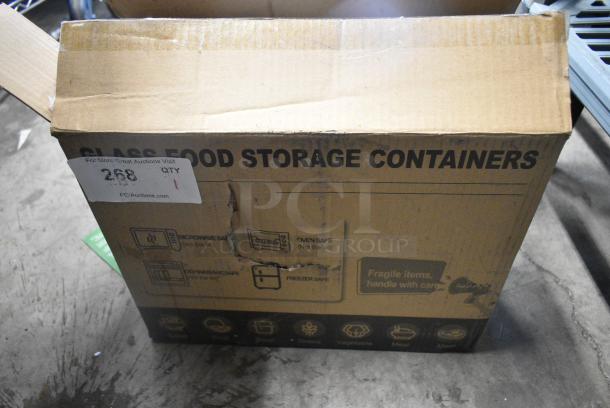 BRAND NEW SCRATCH AND DENT! Lot of Glass Food Storage Containers. - Image 5 of 5