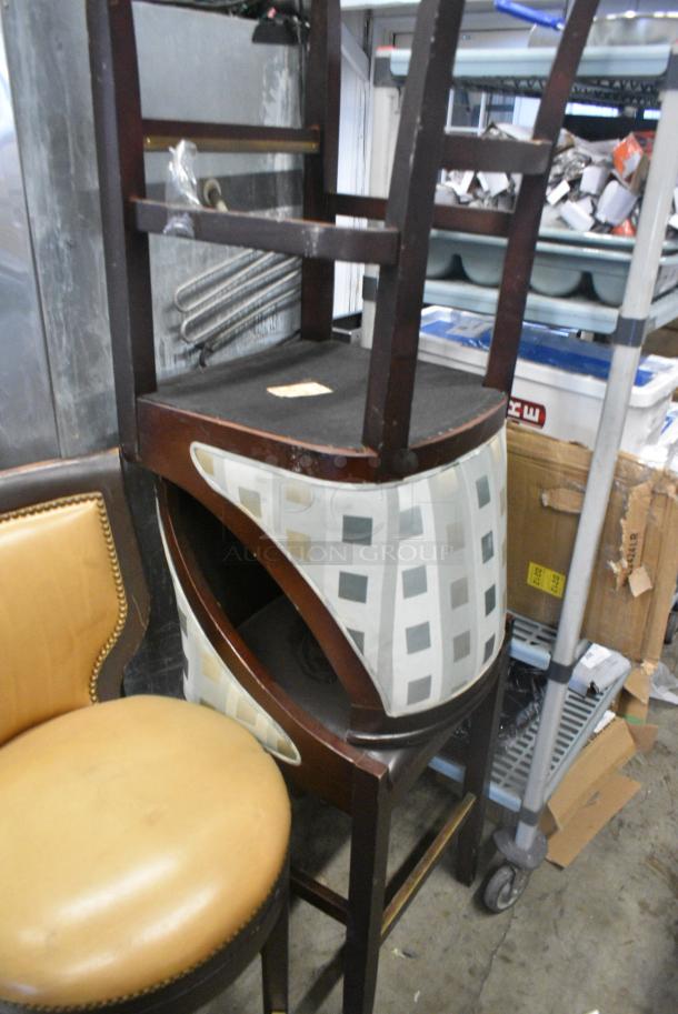 4 Various Bar Height Chairs. 4 Times Your Bid! - Image 2 of 5