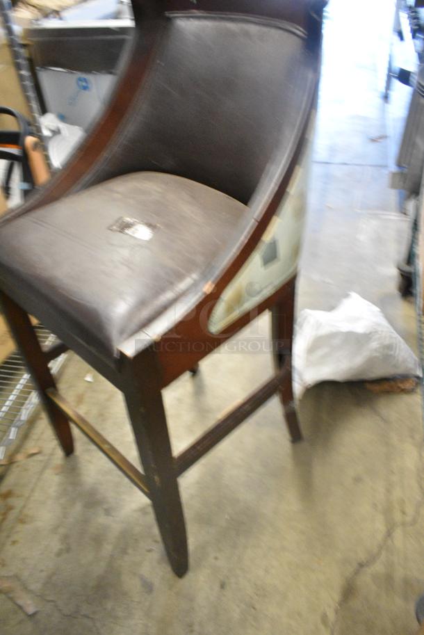 4 Various Bar Height Chairs. 4 Times Your Bid! - Image 4 of 5