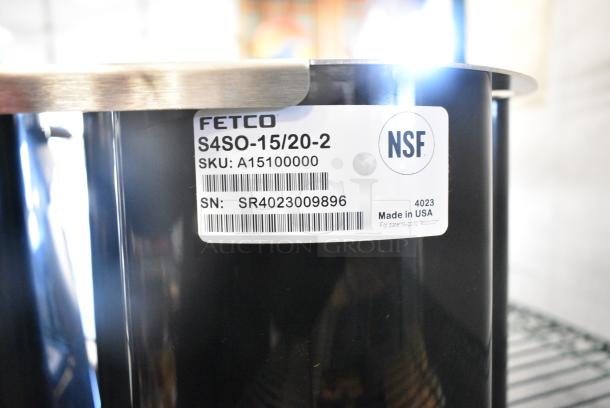 BRAND NEW SCRATCH AND DENT! Fetco S4SO-15/20-2 Black Poly Double Server Stand. - Image 4 of 4