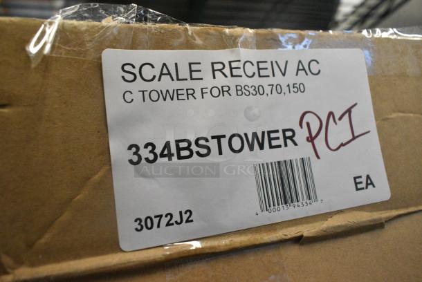 BRAND NEW SCRATCH AND DENT! AvaWeigh 334BSTOWER 16" Stainless Steel Tower for 30 / 70 / 150 lb. Receiving Scales - Image 6 of 6