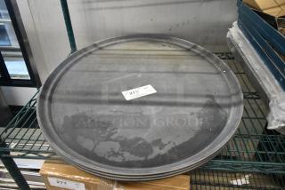 3 Black Oval Serving Trays. 3 Times Your Bid!