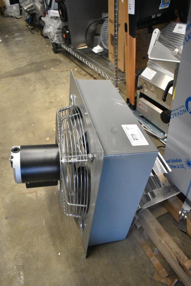 BRAND NEW SCRATCH AND DENT! Canarm A48 1/4S4C Metal Exhaust Shutter Fan. 115 Volts, 1 Phase. - Image 3 of 5