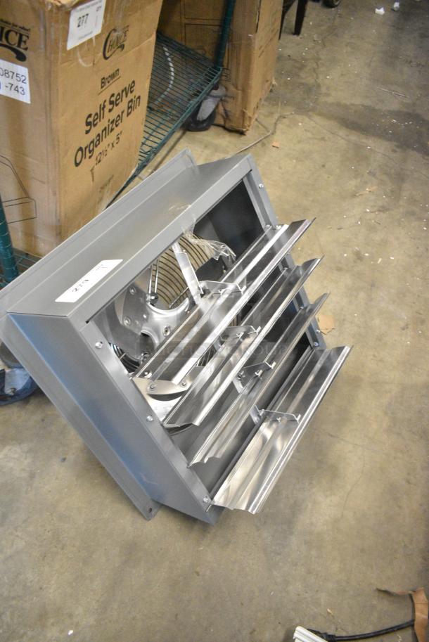 BRAND NEW SCRATCH AND DENT! Canarm A48 1/4S4C Metal Exhaust Shutter Fan. 115 Volts, 1 Phase. - Image 5 of 5