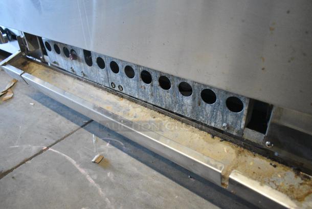 Radiance Stainless Steel Commercial Natural Gas Powered Charbroiler Grill w/ Oven, Over Shelf and Back splash. - Image 5 of 6