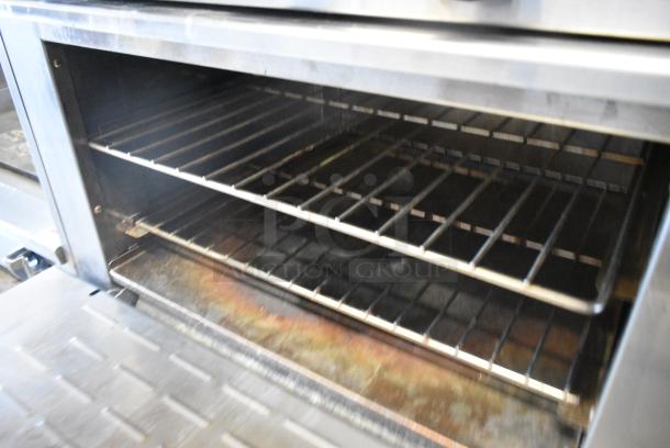 Radiance Stainless Steel Commercial Natural Gas Powered Charbroiler Grill w/ Oven, Over Shelf and Back splash. - Image 6 of 6