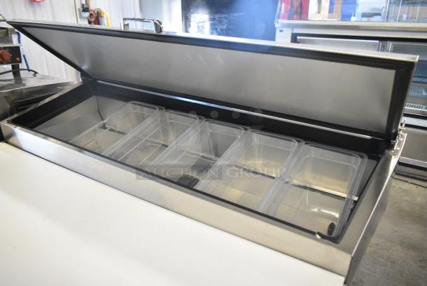 BRAND NEW SCRATCH AND DENT! 2024 True TPP-AT-44D-2-HC Stainless Steel Commercial Pizza Prep Table. 115 Volts, 1 Phase. - Image 3 of 6