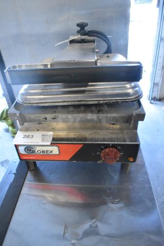 Globex SASL Metal Countertop Panini Press. 120 Volts, 1 Phase. Tested and Working!