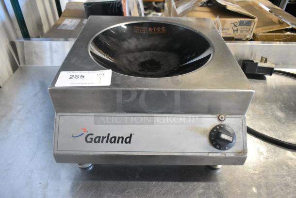 Garland SH/WO 5000 Stainless Steel Commercial Countertop Single Burner Induction Wok Range. 208 Volts, 3 Phase. - Image 1 of 5