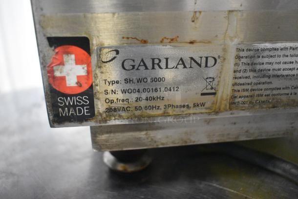 Garland SH/WO 5000 Stainless Steel Commercial Countertop Single Burner Induction Wok Range. 208 Volts, 3 Phase. - Image 5 of 5