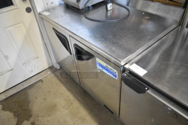 Turbo Air TWR-48SD Stainless Steel Commercial 2 Door Undercounter Cooler on Commercial Casters. 115 Volts, 1 Phase. - Image 2 of 5