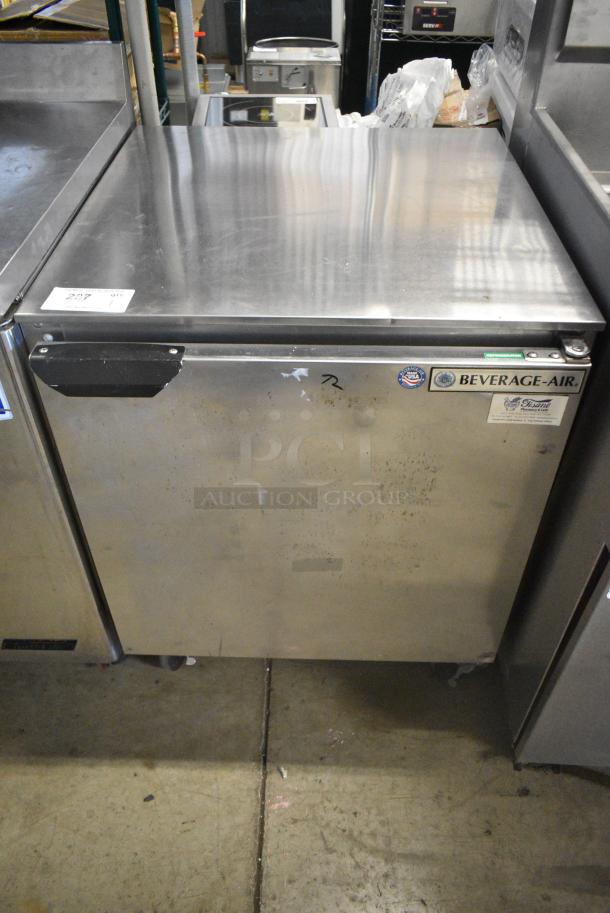 Beverage Air UCR27A Stainless Steel Commercial Single Door Undercounter Cooler. 115 Volts, 1 Phase. - Image 1 of 5