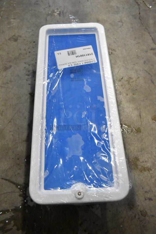 3 BRAND NEW SCRATCH AND DENT! 21811001H Cato 11001-H Chief White Surface-Mounted Fire Extinguisher Cabinet with Hammer Attachment for 10 lb. Fire Extinguishers. 3 Times Your Bid! - Image 1 of 4