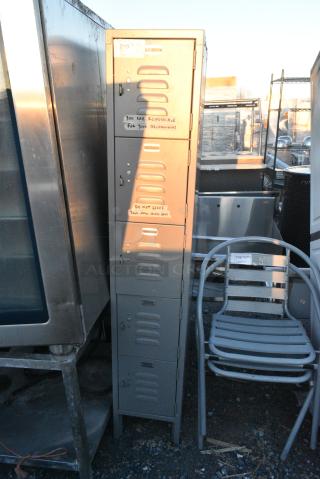 Metal 4 Cubby Locker.