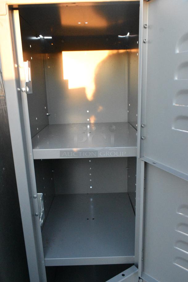 Metal 4 Cubby Locker. - Image 2 of 4
