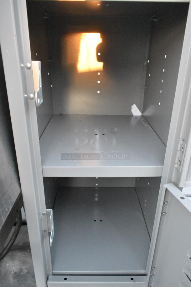 Metal 4 Cubby Locker. - Image 3 of 4