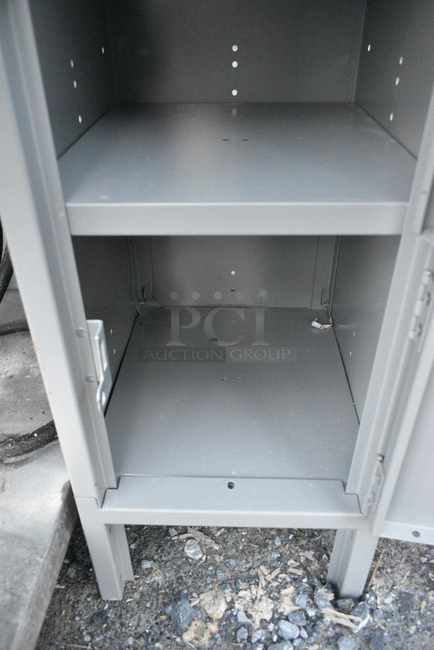 Metal 4 Cubby Locker. - Image 4 of 4