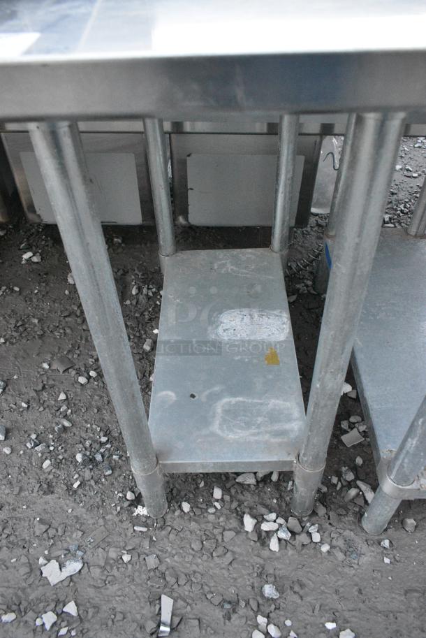 Stainless Steel Table w/ Metal Under Shelf. - Image 3 of 3