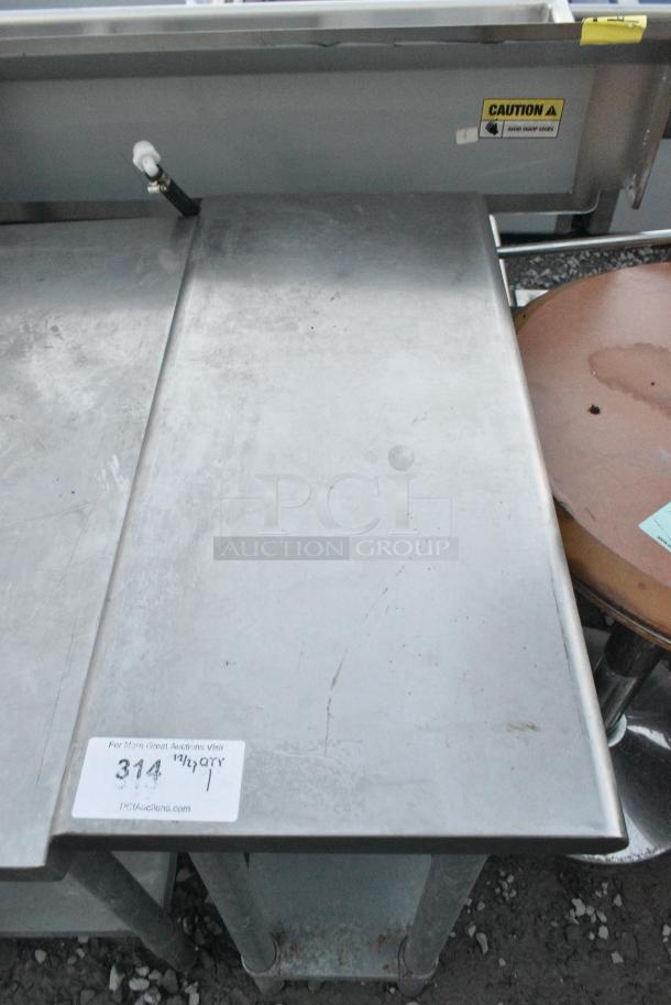 Stainless Steel Table w/ Metal Under Shelf. - Image 2 of 3