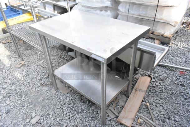 Stainless Steel Table w/ Under Shelf. - Image 3 of 3