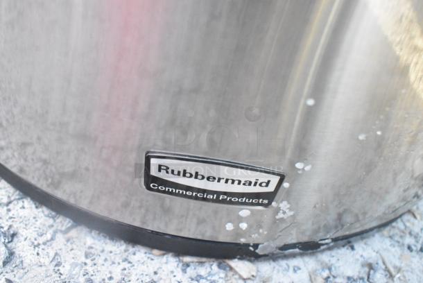 5 BRAND NEW SCRATCH AND DENT! Various Items Including 2 Rubbermaid Brute Red Trash Cans, 2 Gray Trash Cans and Rubbermaid Stainless Steel Trash Can Shell. 5 Times Your Bid! - Image 5 of 7