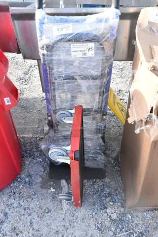 2 BRAND NEW SCRATCH AND DENT! Various Items Including 405DTC8635P Harper 900 lb. 4-in-1 Quick Change Hand Truck with Dual Handles and 10" Solid Rubber Wheels DTC8635P and Cater Gator Dolly. 2 Times Your Bid!