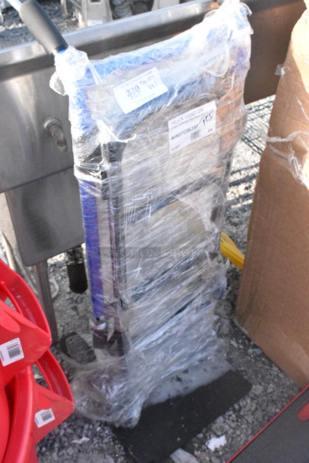 2 BRAND NEW SCRATCH AND DENT! Various Items Including 405DTC8635P Harper 900 lb. 4-in-1 Quick Change Hand Truck with Dual Handles and 10" Solid Rubber Wheels DTC8635P and Cater Gator Dolly. 2 Times Your Bid! - Image 2 of 6