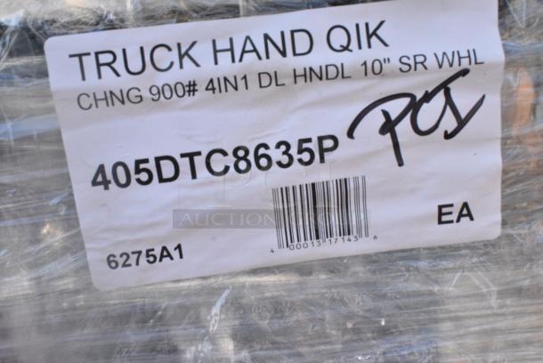 2 BRAND NEW SCRATCH AND DENT! Various Items Including 405DTC8635P Harper 900 lb. 4-in-1 Quick Change Hand Truck with Dual Handles and 10" Solid Rubber Wheels DTC8635P and Cater Gator Dolly. 2 Times Your Bid! - Image 4 of 6