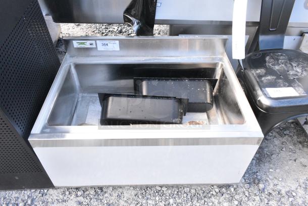 BRAND NEW SCRATCH AND DENT! Regency 600IB2130C0 21" x 30" Underbar Ice Bin with 10 Circuit Post-Mix Cold Plate and Bottle Holders - Image 1 of 5