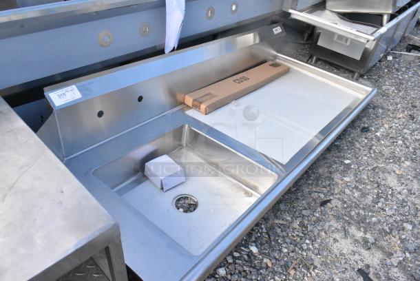 BRAND NEW SCRATCH AND DENT! Regency 600DDT72R 16 Gauge 6' Soiled / Dirty Dish Table - Right Drainboard - Image 2 of 5