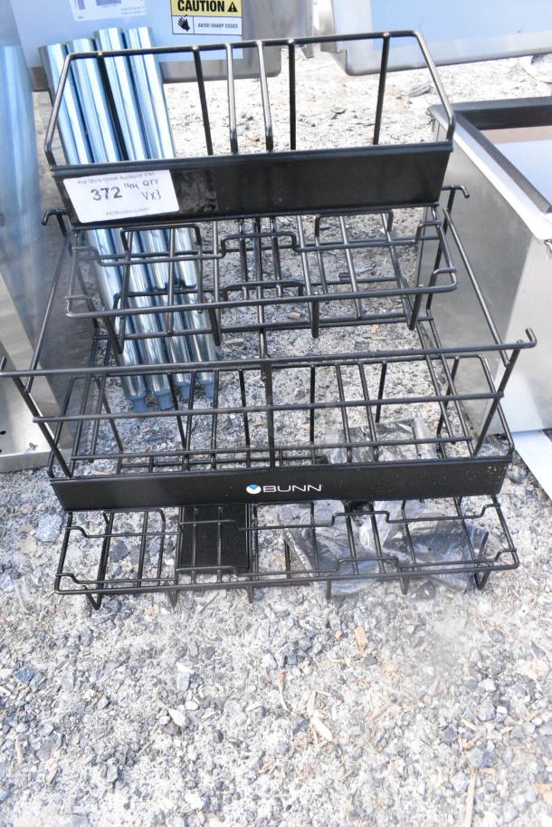 3 BRAND NEW SCRATCH AND DENT! Various Black Racks. 3 Times Your Bid! - Image 1 of 4