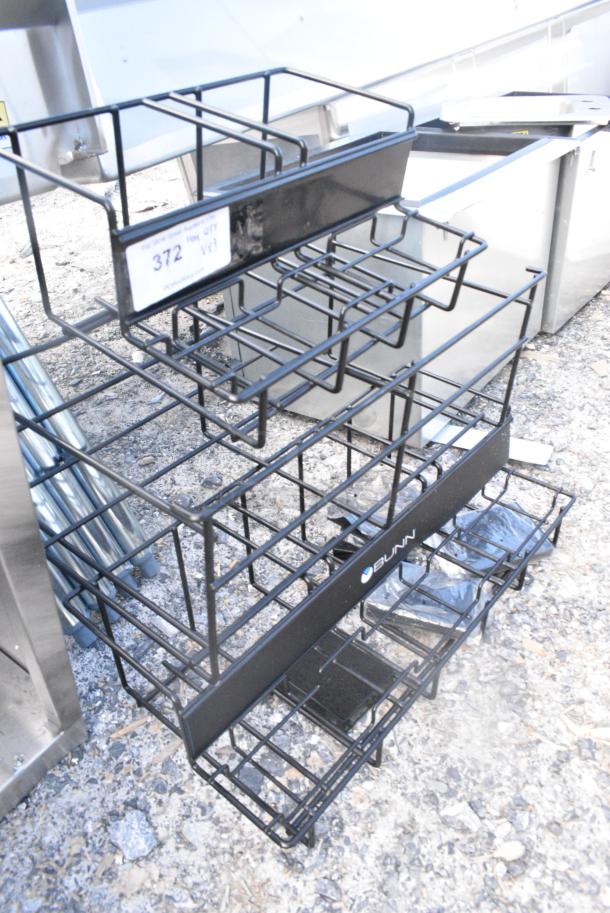 3 BRAND NEW SCRATCH AND DENT! Various Black Racks. 3 Times Your Bid! - Image 2 of 4