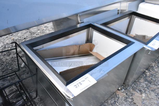 BRAND NEW SCRATCH AND DENT! Stainless Steel Drop In Ice Bin w/ Lid. - Image 2 of 4