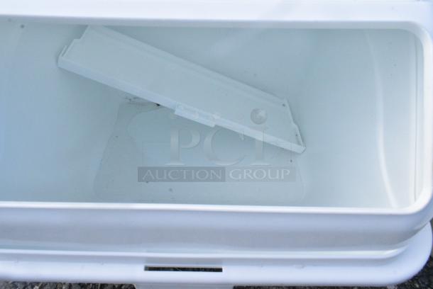 2 BRAND NEW SCRATCH AND DENT! White Poly Ingredient Bins. No Lids. 2 Times Your Bid! - Image 3 of 4