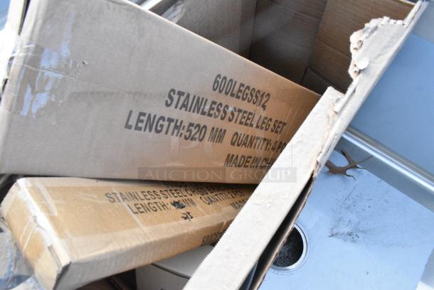 BRAND NEW SCRATCH AND DENT! Regency 600S2242418R Stainless Steel 2 Bay Sink w/ Right Side Drain Board. - Image 4 of 5