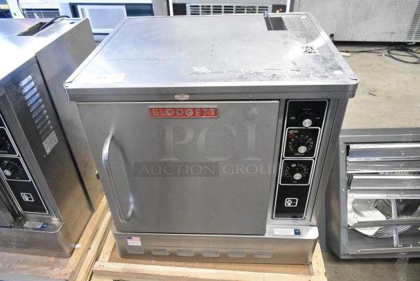 BRAND NEW SCRATCH AND DENT! 2024 Blodgett DFG-50 Premium Series Natural Gas Single Deck Half Size Convection Oven with Draft Diverter. 27,500 BTU - Image 1 of 8
