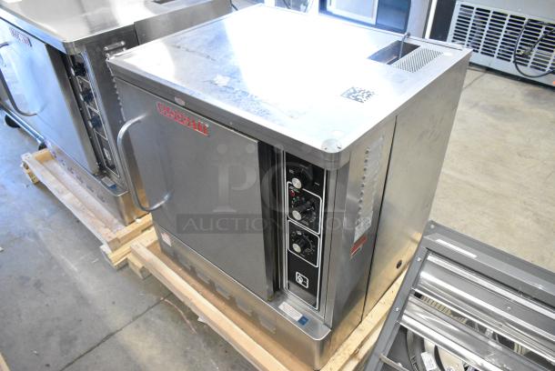 BRAND NEW SCRATCH AND DENT! 2024 Blodgett DFG-50 Premium Series Natural Gas Single Deck Half Size Convection Oven with Draft Diverter. 27,500 BTU - Image 4 of 8