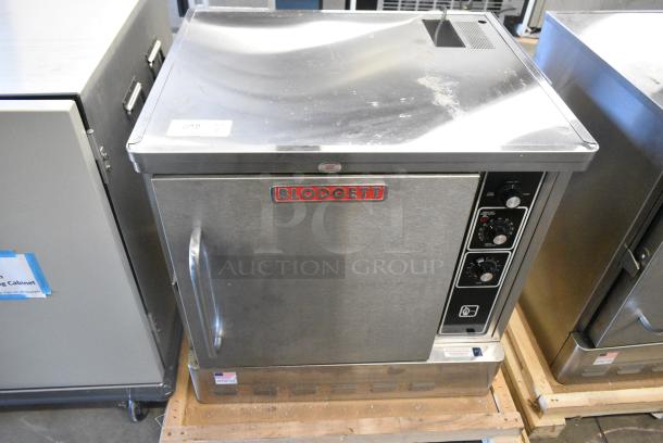 BRAND NEW SCRATCH AND DENT! 2024 Blodgett DFG-50 Premium Series Natural Gas Single Deck Half Size Convection Oven with Draft Diverter. 27,500 BTU - Image 1 of 7