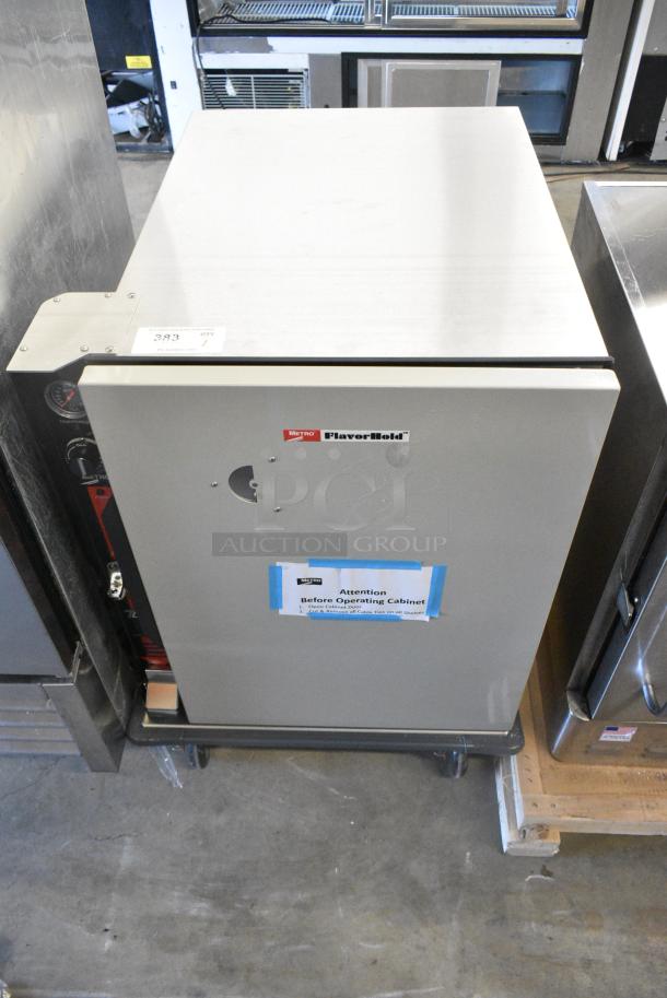 BRAND NEW SCRATCH AND DENT! 2023 Metro TC90BB FlavorHold Series Half Height Heated Holding Cabinet with Bumper - Holds Nine 18" x 26" Bun Pans. 120 Volts, 1 Phase. Tested and Working! - Image 1 of 7