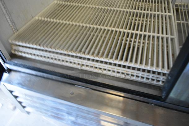 True T-49 Stainless Steel Commercial 2 Door Reach In Cooler w/ Poly Coated Racks. 115 Volts, 1 Phase. Tested and Working! - Image 5 of 7