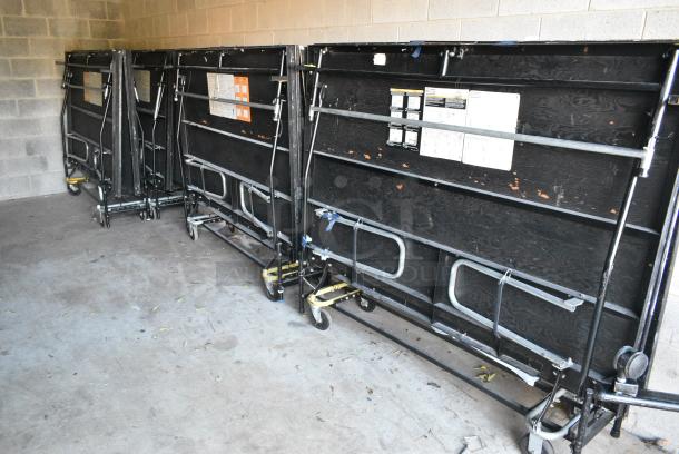 ALL ONE MONEY! Lot of 17 Pieces That Make Up 1 Sico Mobile Fold Up Stage w/ 7 Stage Stairs. Approximately 800 Square Feet. - Image 9 of 17
