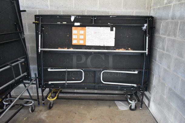 ALL ONE MONEY! Lot of 17 Pieces That Make Up 1 Sico Mobile Fold Up Stage w/ 7 Stage Stairs. Approximately 800 Square Feet. - Image 11 of 17