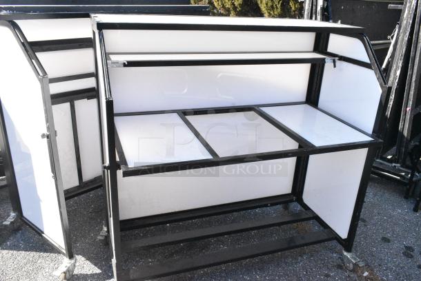 3 Mobile Hostess Stands on Commerical Casters. 3 Times Your Bid! - Image 2 of 5