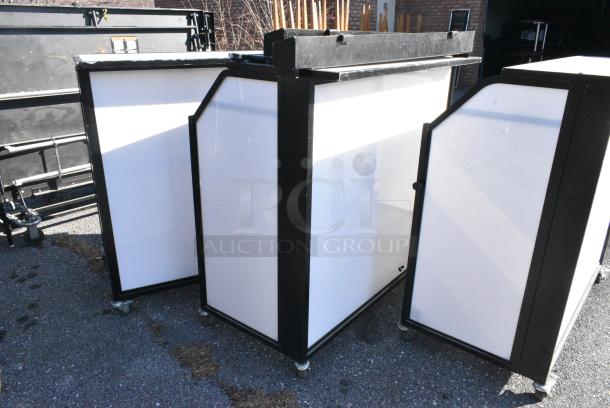 3 Mobile Hostess Stands on Commerical Casters. 3 Times Your Bid! - Image 5 of 5