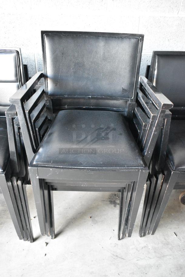 18 Black Arm Chairs. 18 Times Your Bid! - Image 4 of 5