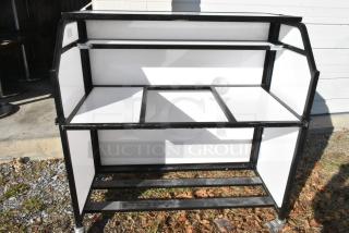 Mobile Hostess Stand on Commercial Casters.