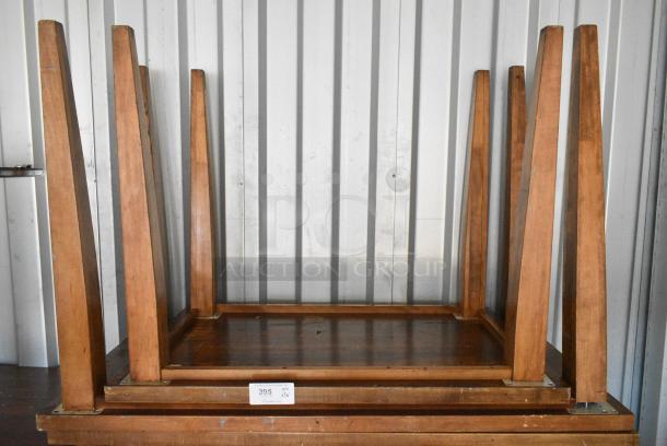 3 Wood Pattern Table. Includes 54x24x36, 42x24x33. 3 Times Your Bid! - Image 2 of 3